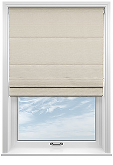 Blenheim, Drift Cream - Twist&Fit Roman Blind